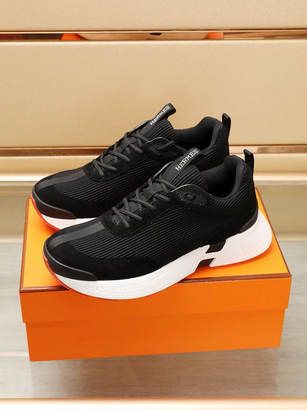 HM HUGO SNEAKER BLACK AND WHITE WEAVE