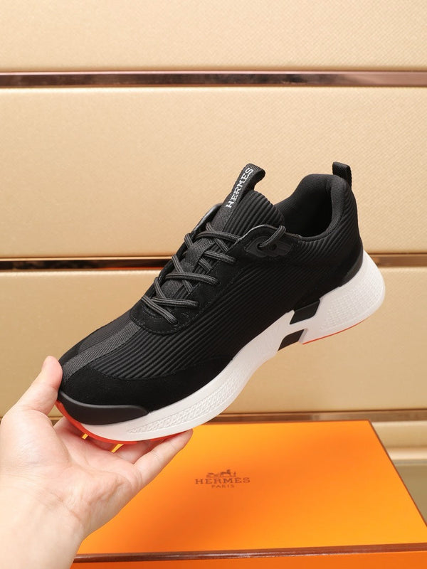 HM HUGO SNEAKER BLACK AND WHITE WEAVE