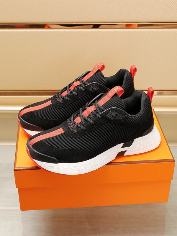 HM HUGO SNEAKER BLACK AND ORANGE WEAVE