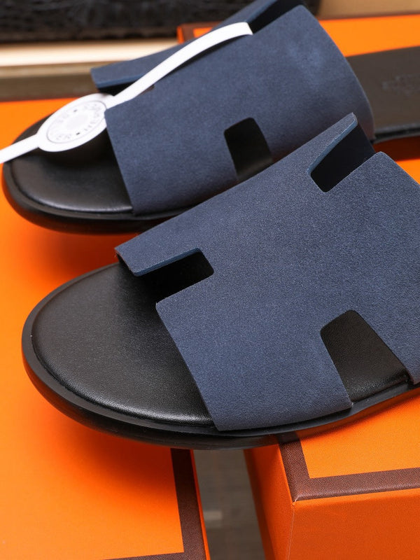 HM IZMIR SANDAL INDIGO SUEDE