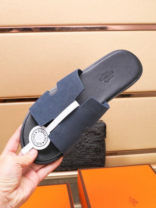 HM IZMIR SANDAL INDIGO SUEDE