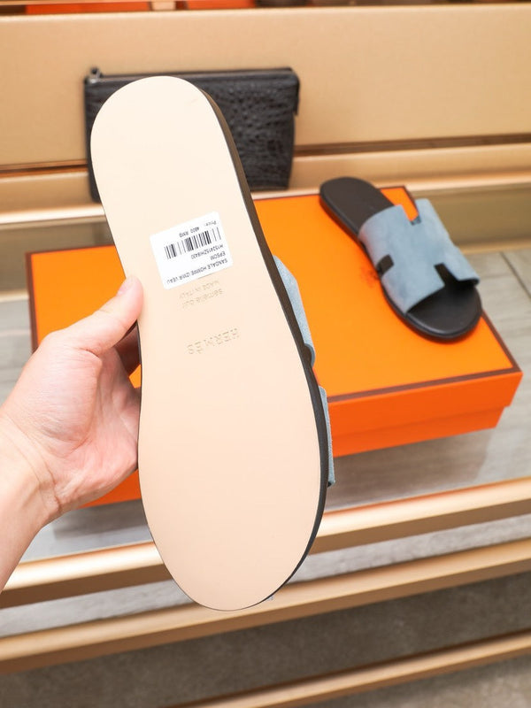 HM IZMIR SANDAL STONE SUEDE