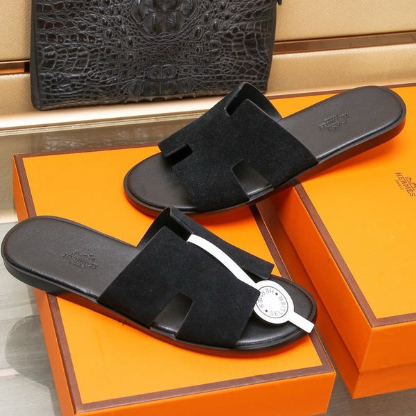 HM IZMIR SANDAL BLACK SUEDE