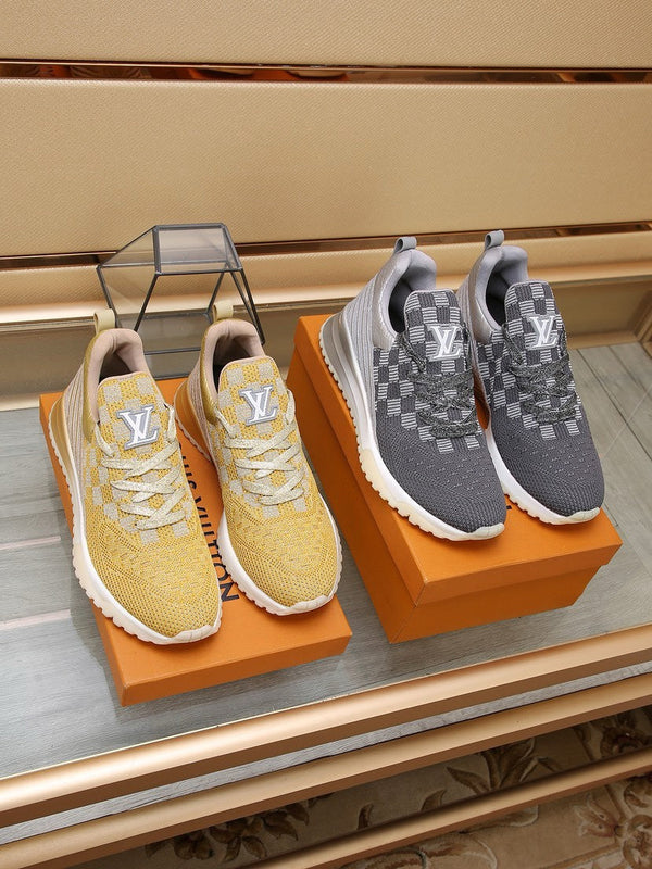 SNEAKERS IN LIGHT YELLOW MESH BREATHABLE AND RUBBER