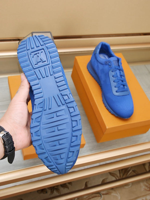 LV CLASSIC SNEAKER BLU COBALTO DAMIER