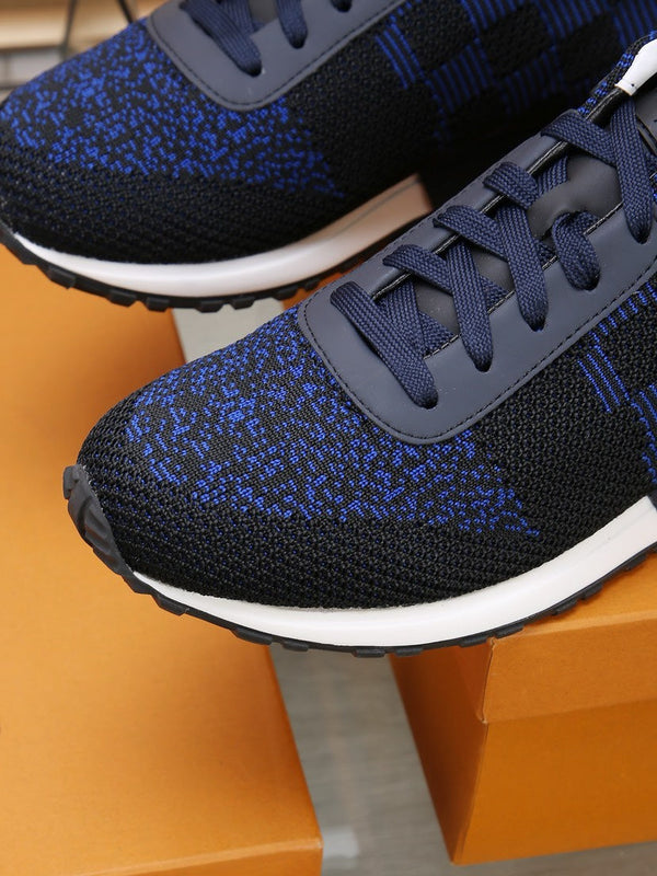 SNEAKER LV CLASSIC IN NERO MIX BLU NAVY DAMIER