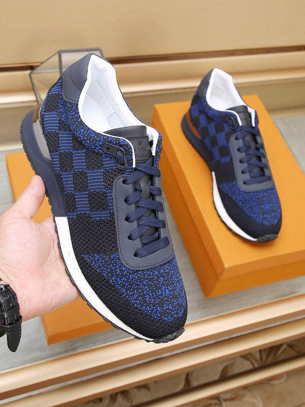 SNEAKER LV CLASSIC IN NERO MIX BLU NAVY DAMIER