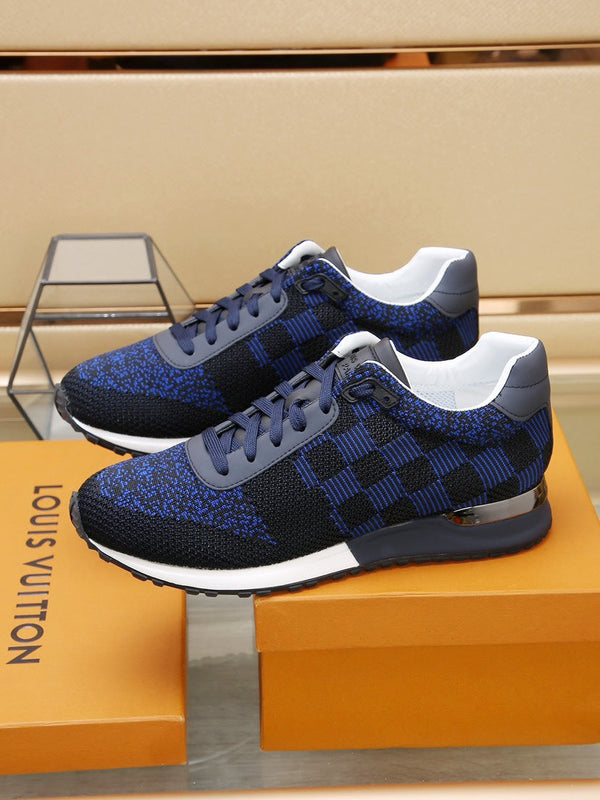 SNEAKER LV CLASSIC IN NERO MIX BLU NAVY DAMIER