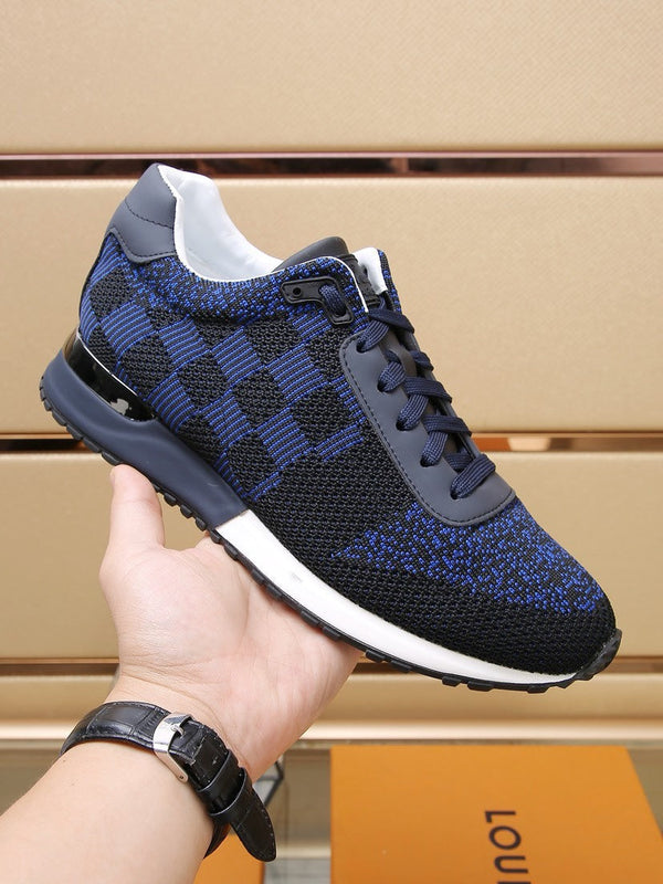 SNEAKER LV CLASSIC IN NERO MIX BLU NAVY DAMIER