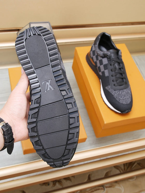 LV CLASSIC SNEAKER IN BLACK MIX GREY DAMIER