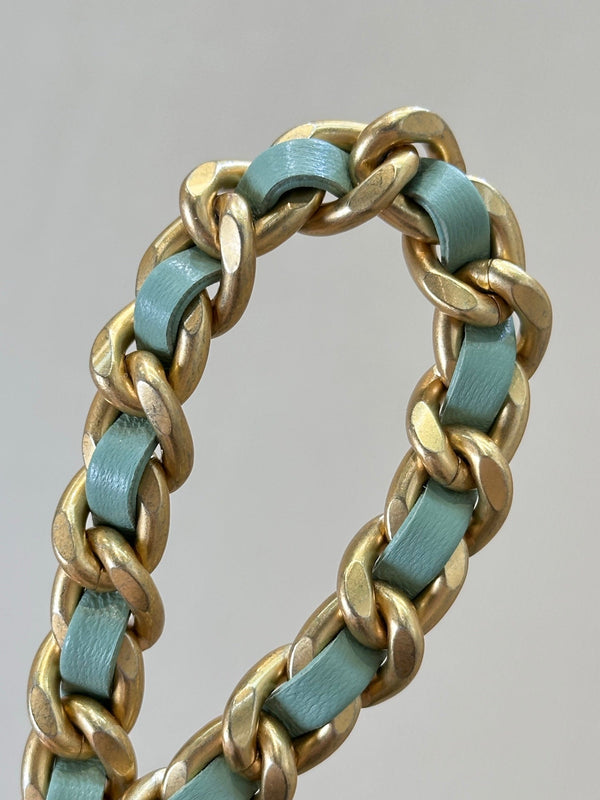 CC 25C Hobo Bags 40cm Light Green Suede