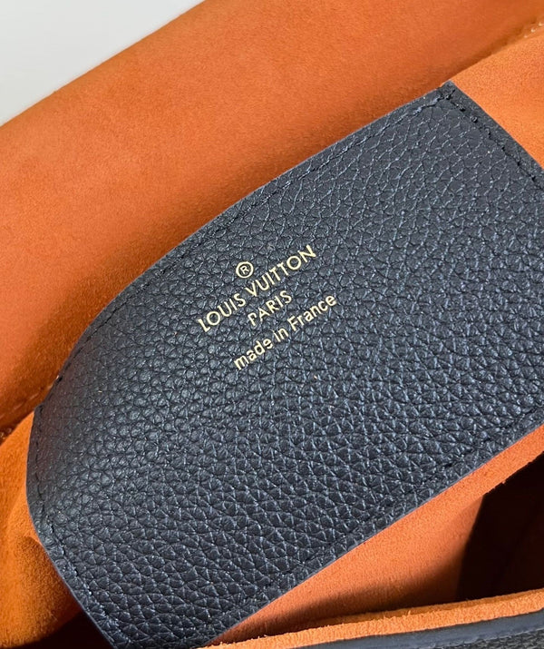 lv soft twist 27cm black calfskin gold hardware