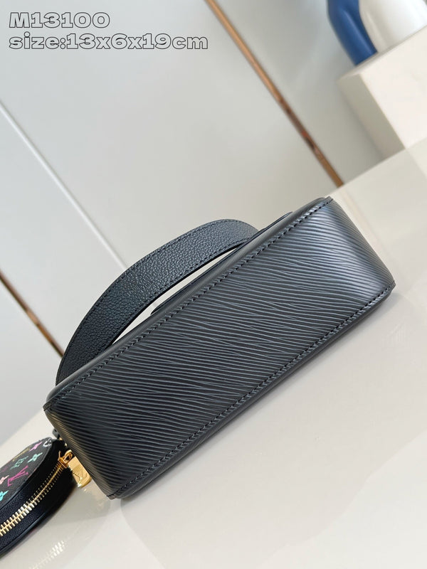 LV Marellini LV x TM Black Epi Cowhide 203652