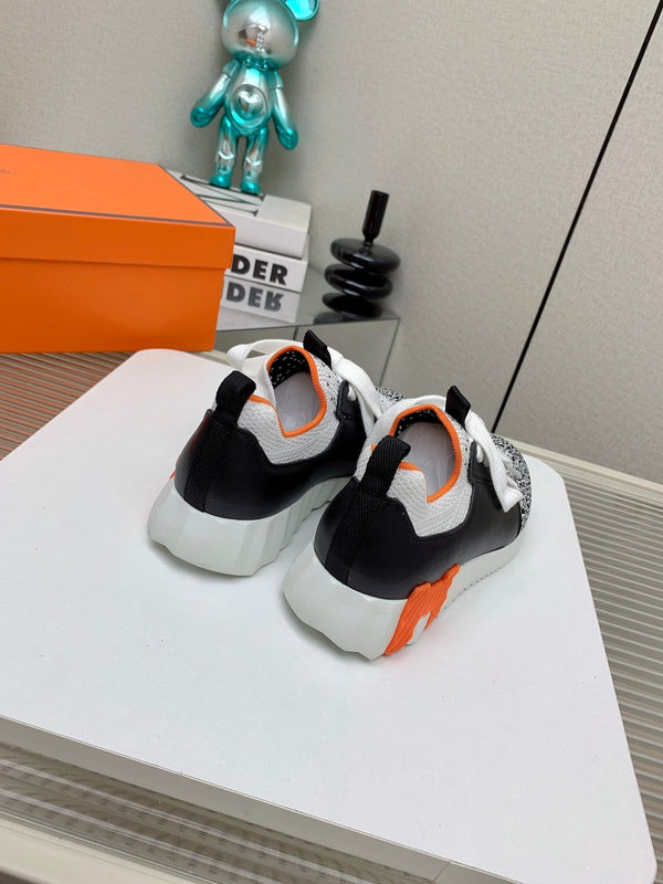 HM Depart Slip-on Sneaker In Black Omber Woven Fabric 106329