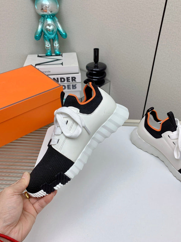 HM Depart Slip-on Sneaker In Black Woven Fabric 106332