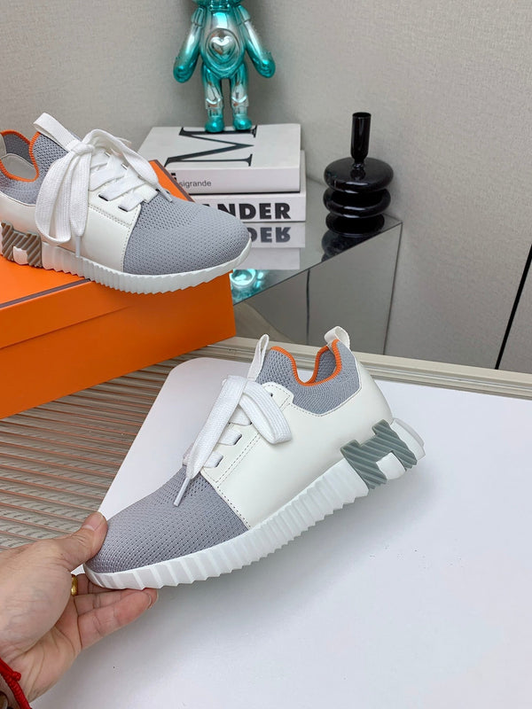 HM Depart Slip-on Sneaker In Grey Woven Fabric 106340