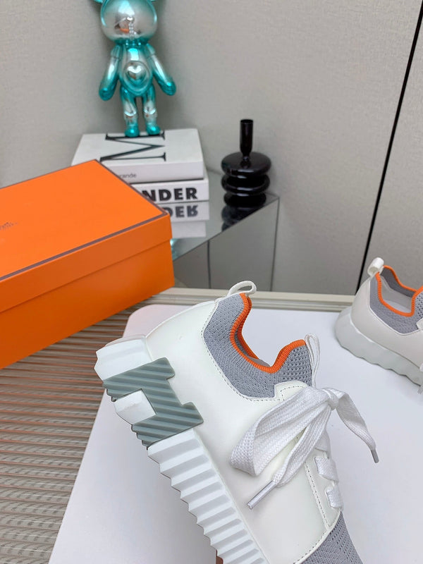 HM Depart Slip-on Sneaker In Grey Woven Fabric 106340