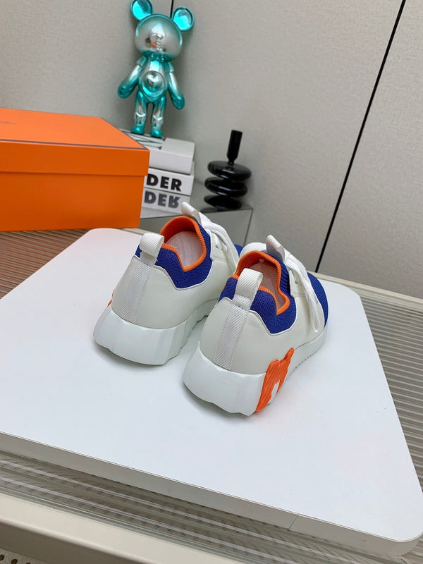 HM Depart Slip-on Sneaker In Blue Woven Fabric 106339