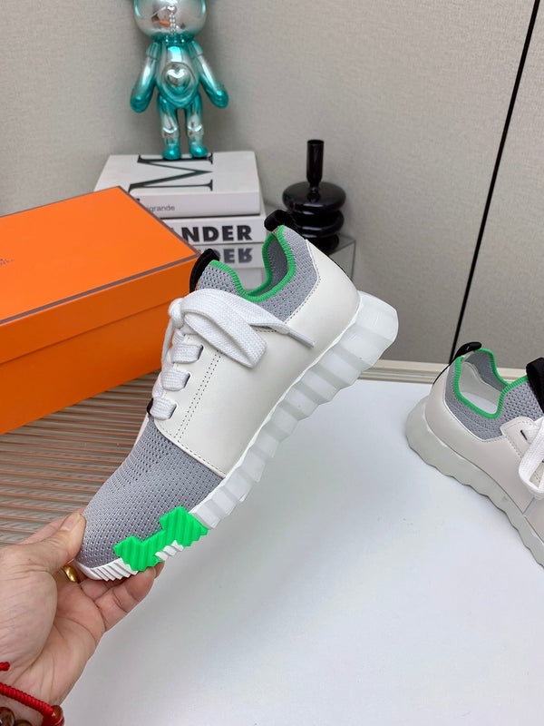 HM Depart Slip-on Sneaker In Grey Woven Fabric 106326