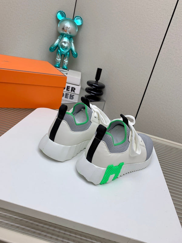 HM Depart Slip-on Sneaker In Grey Woven Fabric 106326