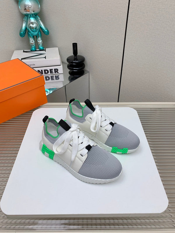 HM Depart Slip-on Sneaker In Grey Woven Fabric 106326