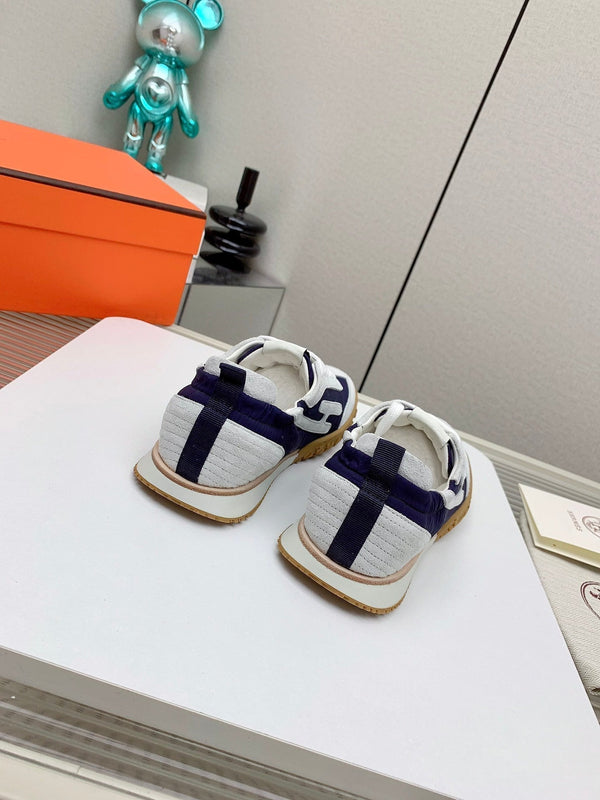 HM Jet Sneaker 20MM Navy Blue Suede 106378