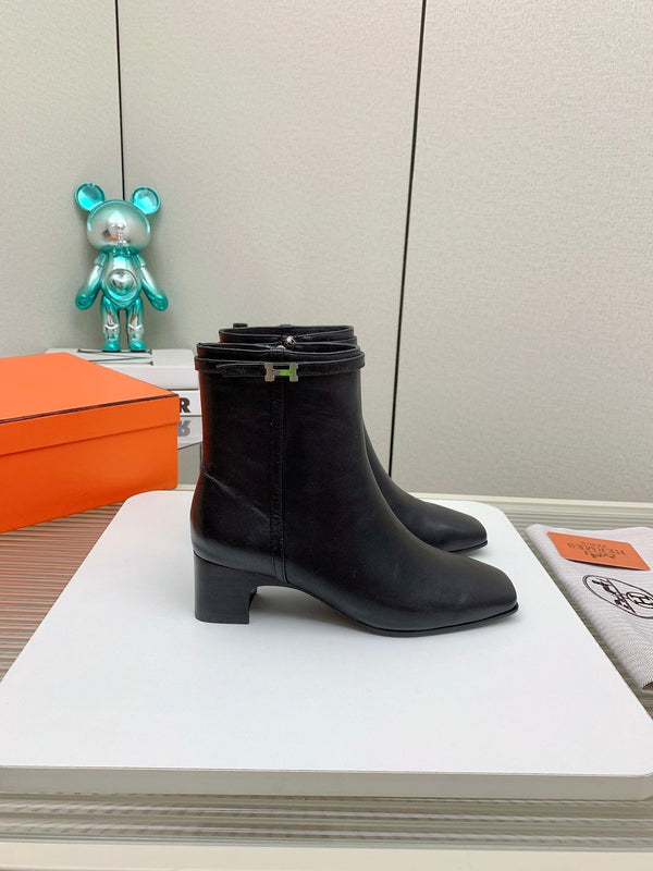 HM Hommage Ankle Boot Black Calfskin 971350