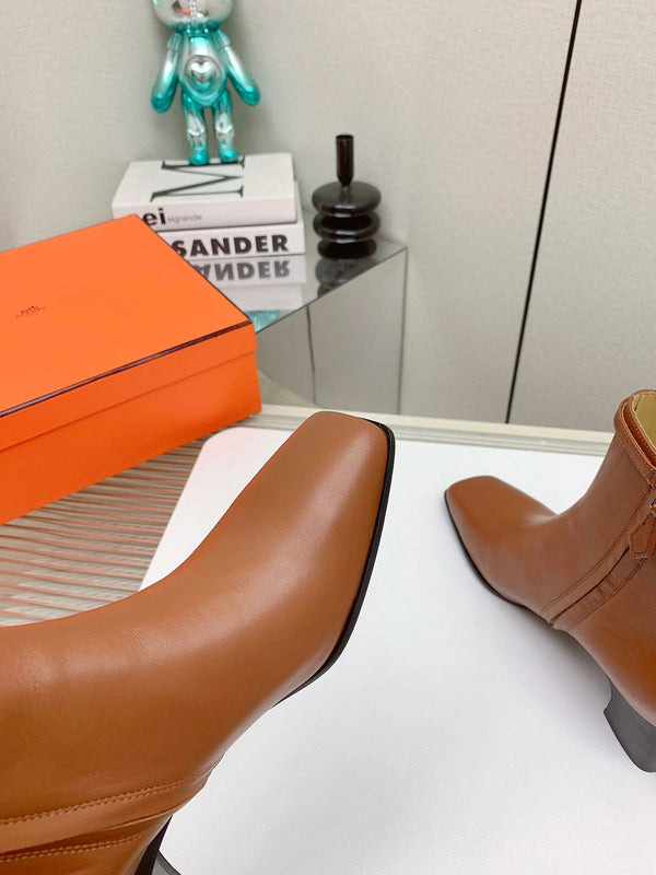 HM Hommage Ankle Boot Brown Calfskin 971352