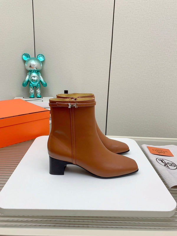 HM Hommage Ankle Boot Brown Calfskin 971352