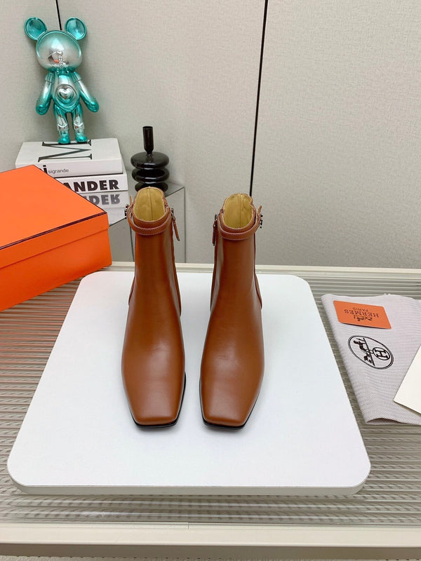 HM Hommage Ankle Boot Brown Calfskin 971352