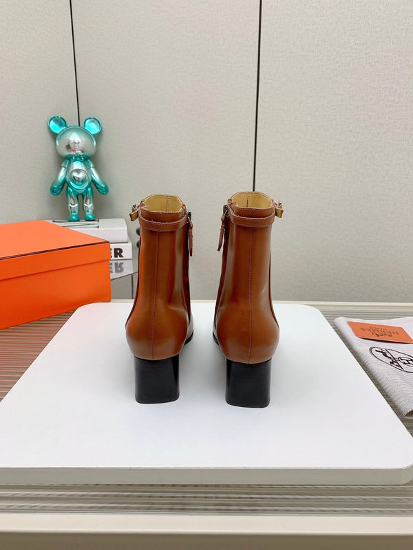 HM Hommage Ankle Boot Brown Calfskin 971352