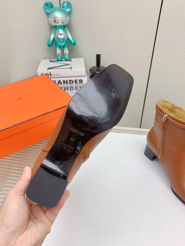 HM Hommage Ankle Boot Brown Calfskin 971352