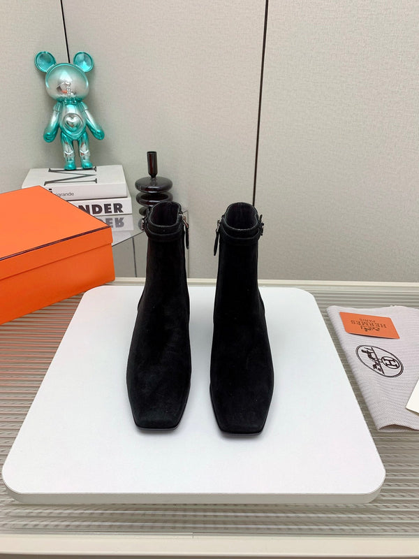 HM Hommage Ankle Boot Black Suede 971355