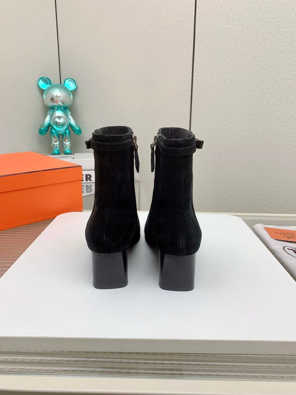 HM Hommage Ankle Boot Black Suede 971355