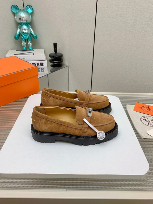 HM Icone Loafer Brown Suede 971405