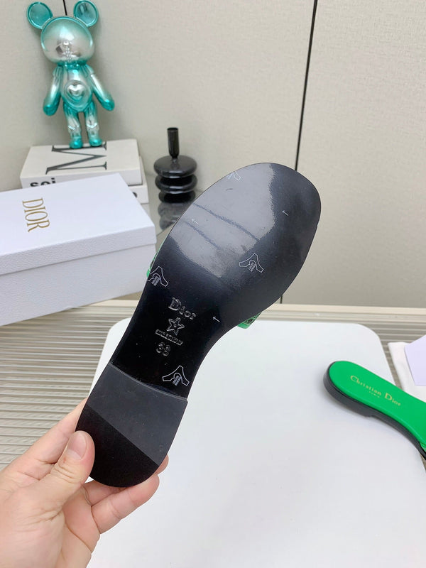 CD D-Lane Slide In Green Cowhide 106279