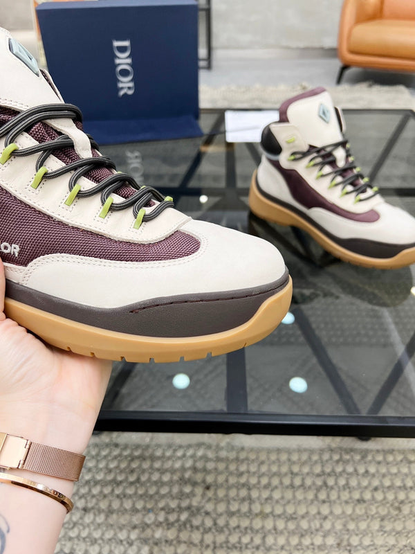 CD DEAN ANKLE BOOTS WHITE CALFSKIN