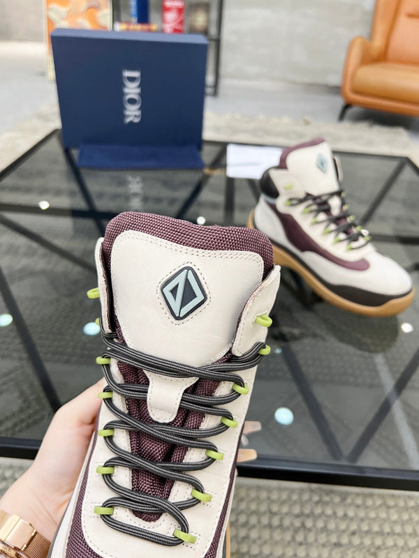 CD DEAN ANKLE BOOTS WHITE CALFSKIN