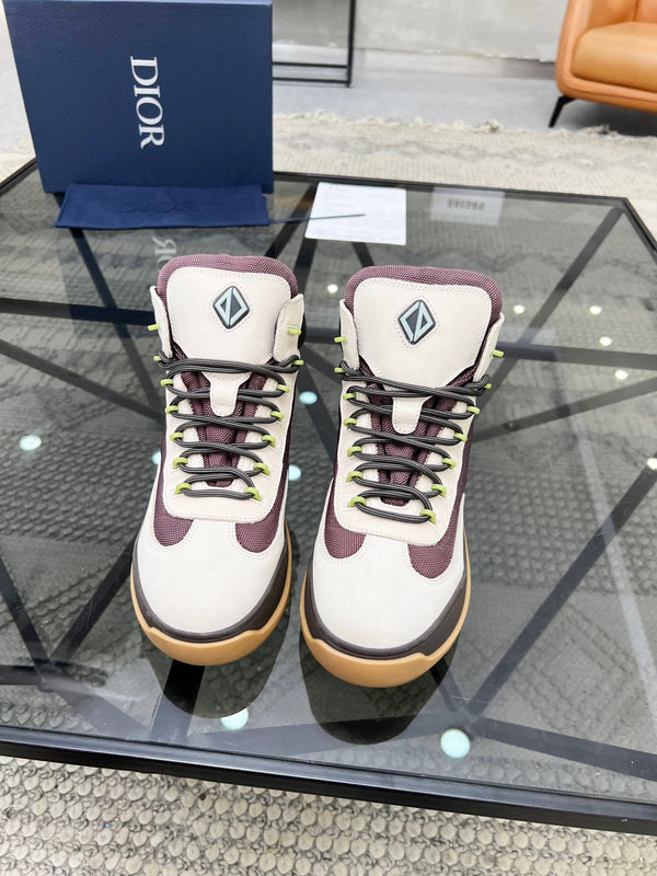 CD DEAN ANKLE BOOTS WHITE CALFSKIN