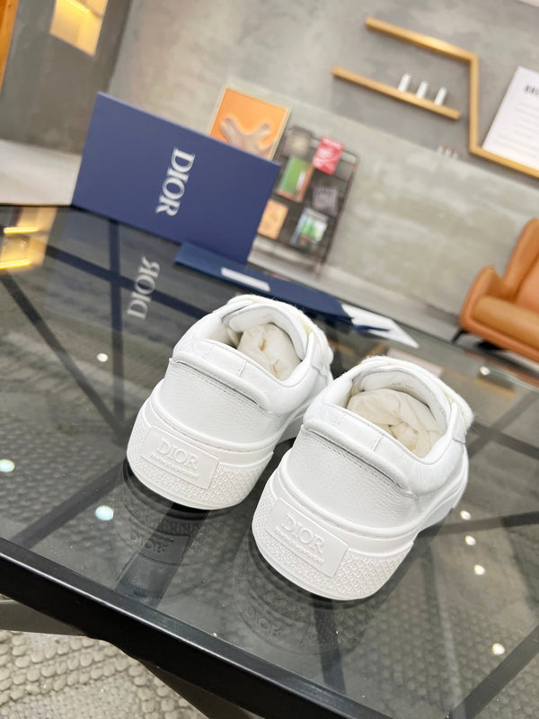 CD B33 SNEAKER WHITE EMBOSSED CALFSKIN