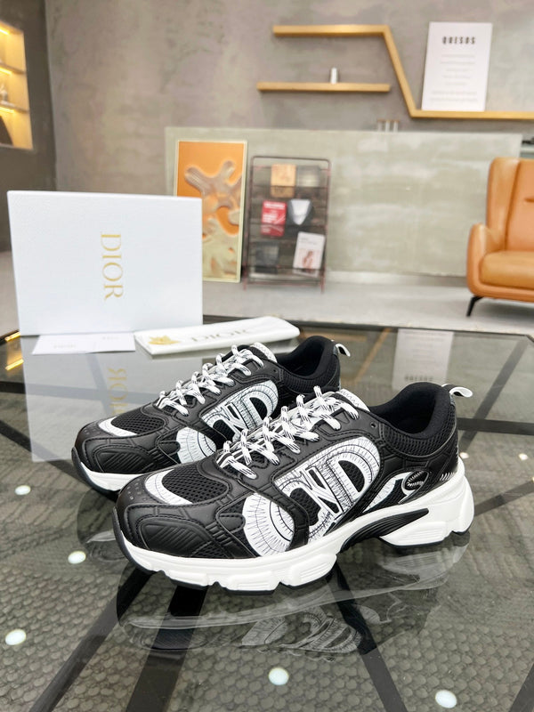 CD CHRONO SNEAKER BLACK MESH FABRIC