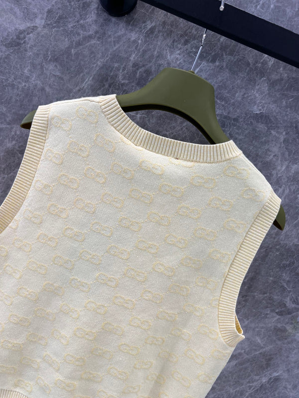 GG 25 Vest Light Yellow Wool 0036