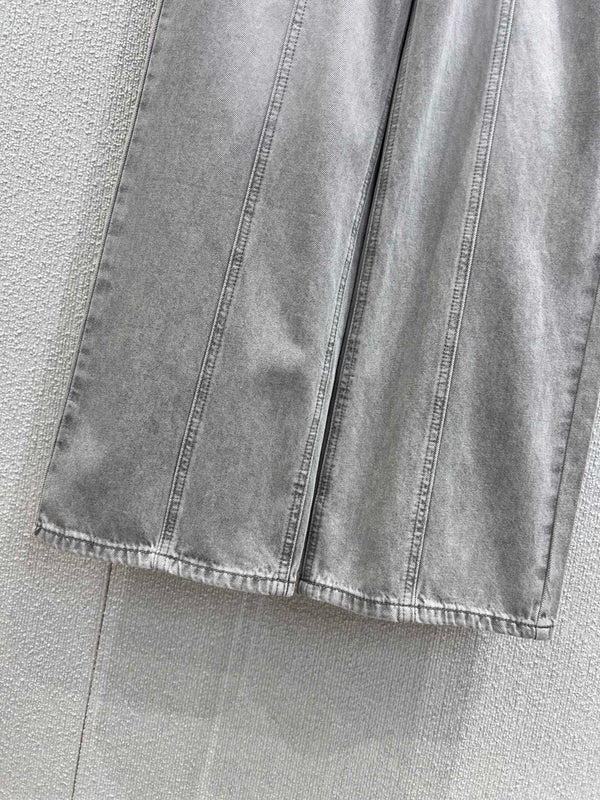 Loewe 25 Pant Gray Cotton 223219