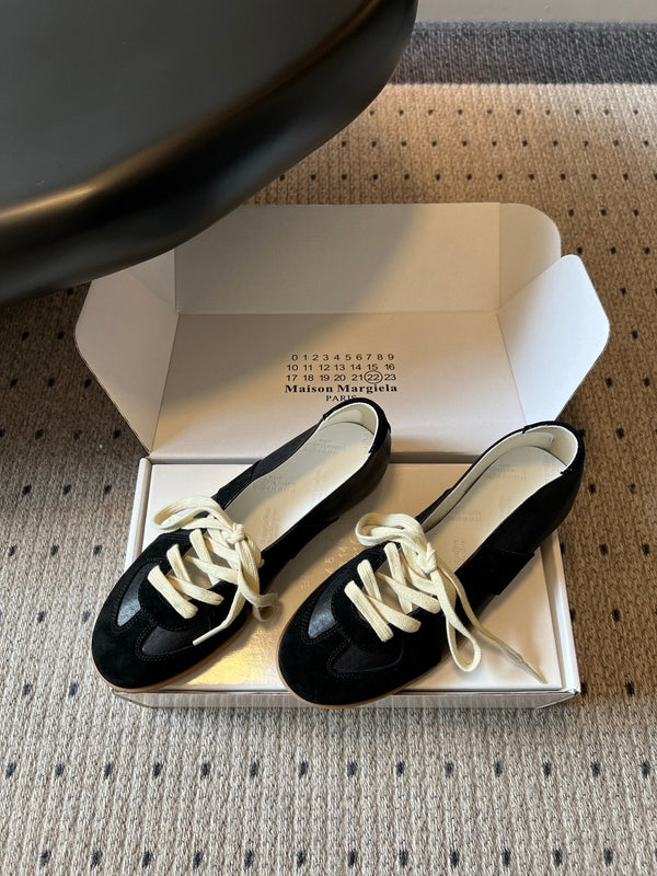 MM Replica Sneakers Black Suede 803723