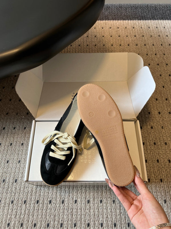MM Replica Sneakers Black Suede 803723