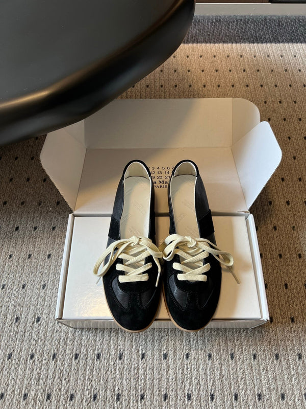 MM Replica Sneakers Black Suede 803723