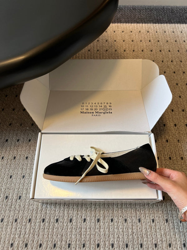 MM Replica Sneakers Black Suede 803723