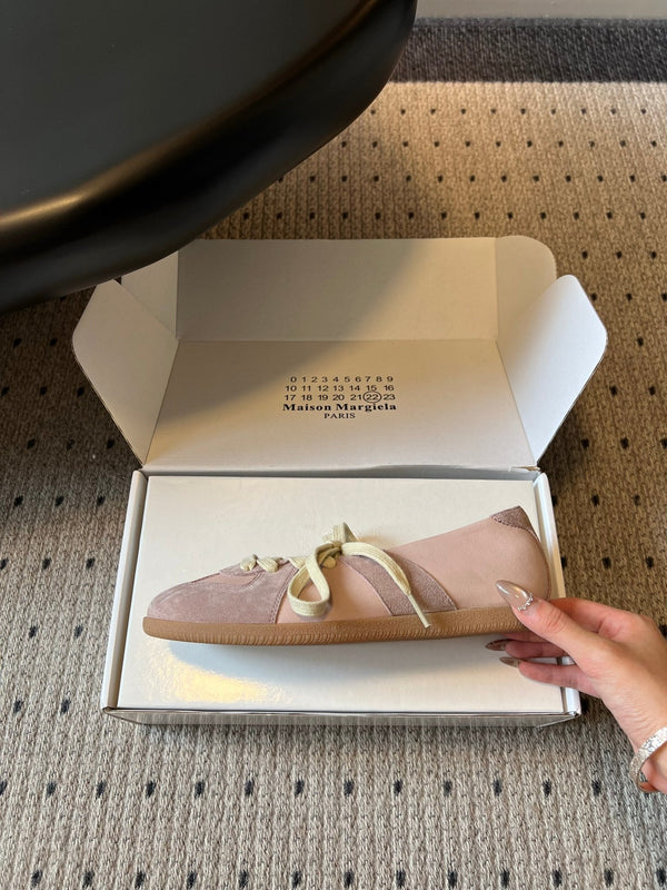 MM Replica Sneakers Light Pink Suede 803724
