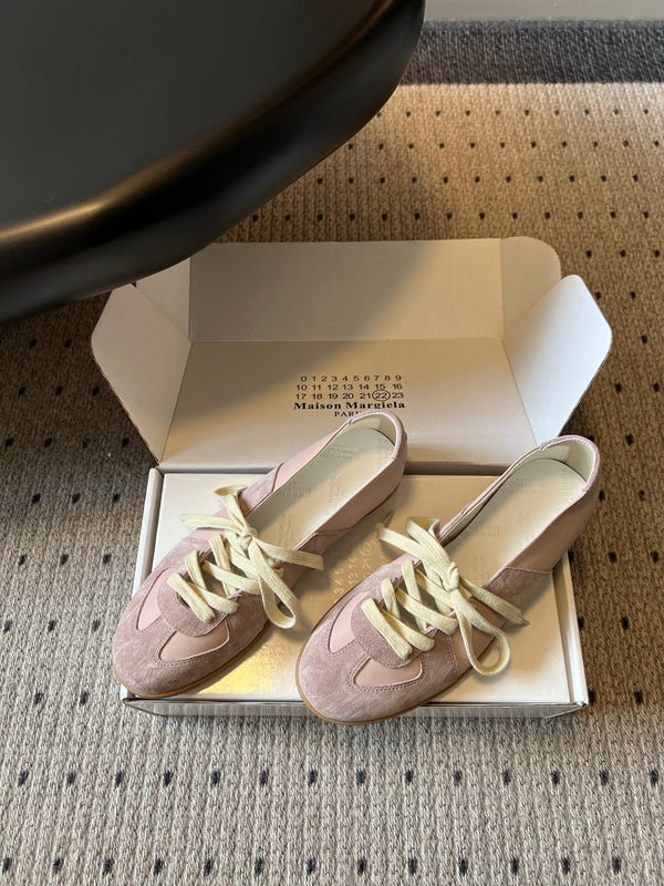 MM Replica Sneakers Light Pink Suede 803724