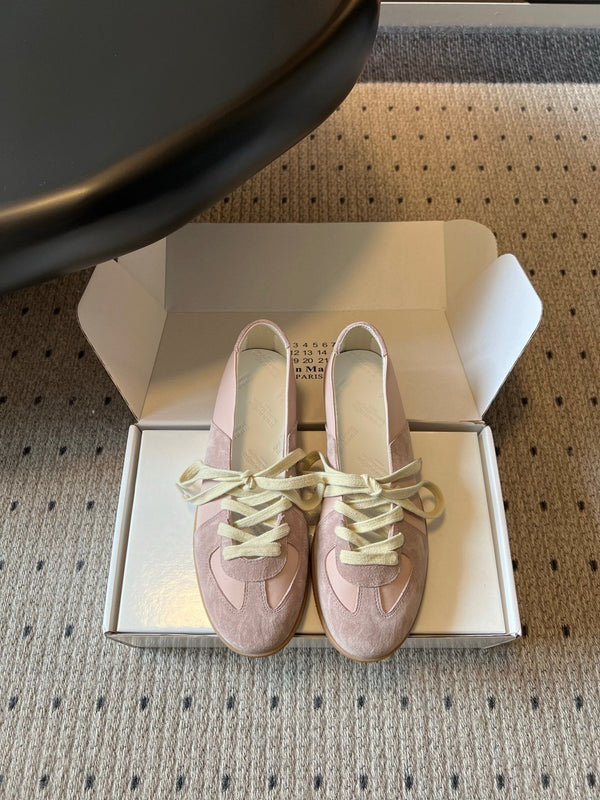 MM Replica Sneakers Light Pink Suede 803724